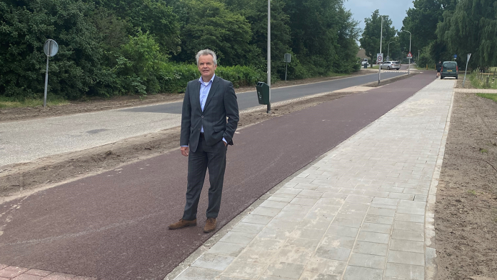 Fietspad Haarsweg; stap verder in veilige fietsverbinding noordelijke wijken en centrum