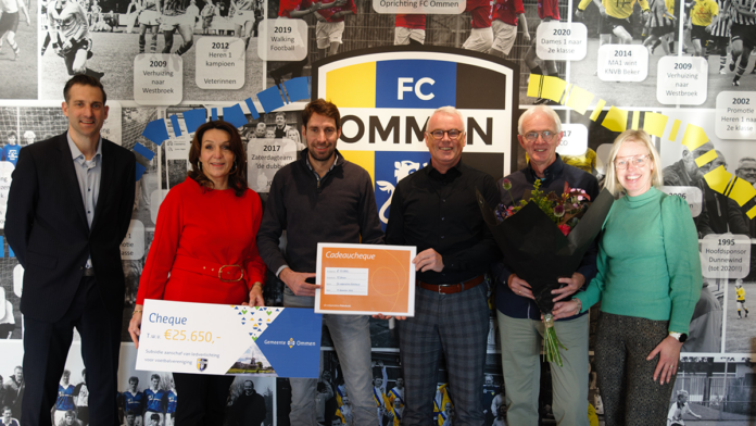 FC Ommen zet grote stap in verduurzamen complex met bijdragen van de Rabobank en de gemeente Ommen