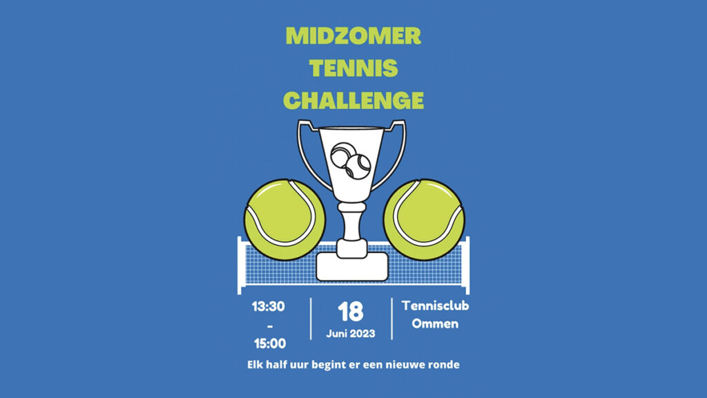 TCO viert 775 jaar stadsrechten met Midzomer Tennis Challenge
