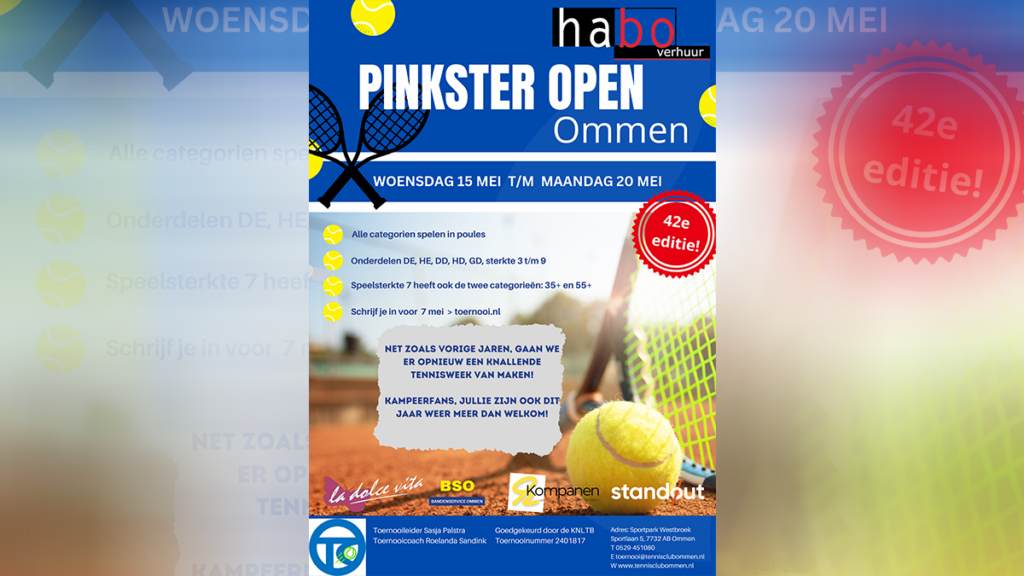 Pinkstertoernooi TCO Ommen