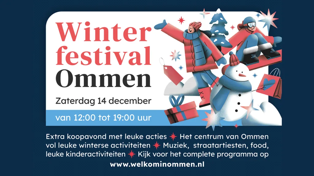 Winterse sferen in het centrum