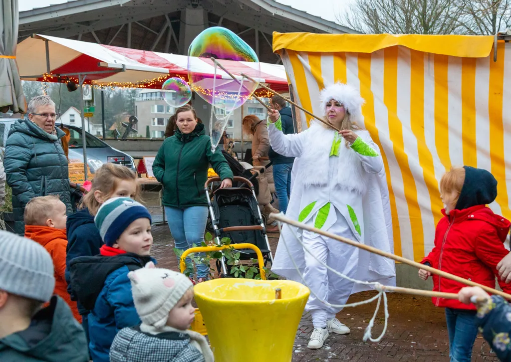 Winterse sferen in het centrum