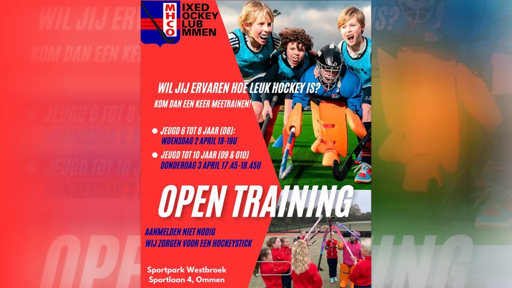 MCHO opent deuren voor jeugd met open trainingen