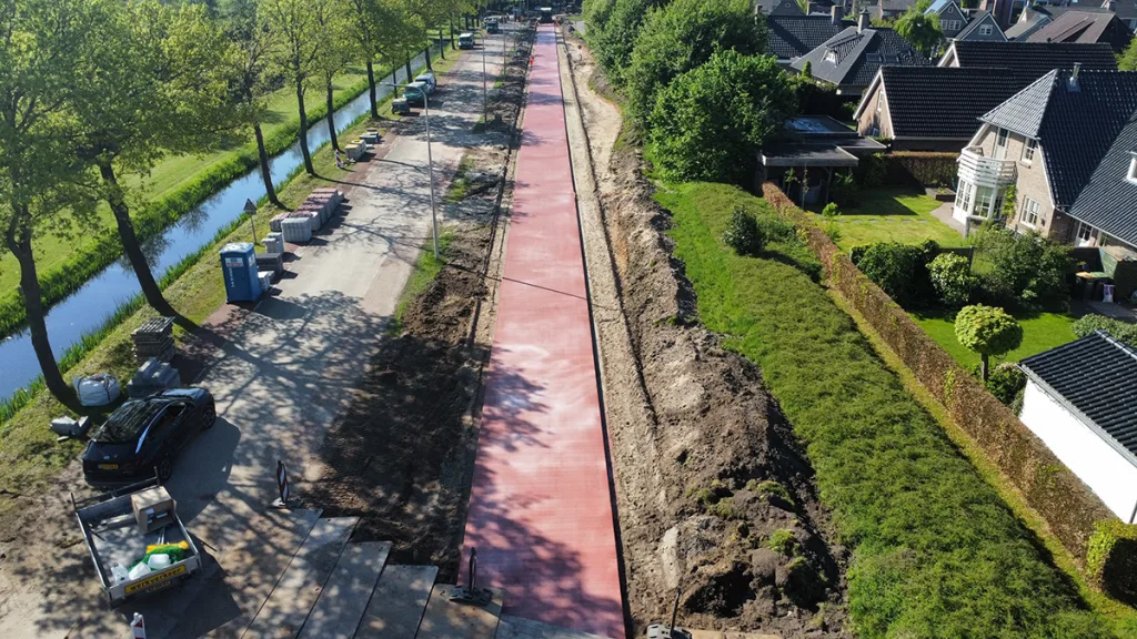 Nieuw fiets- en voetpad Haarsweg Ommen open v&oacute;&oacute;r bouwvak