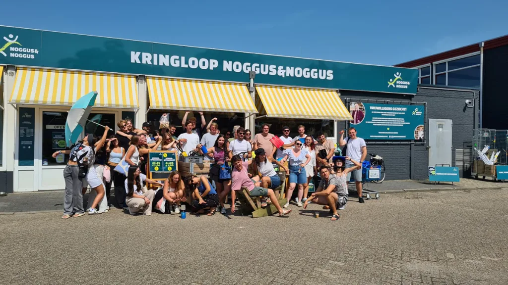 Jongeren uit Europa duiken in de wereld van hergebruik en recycling