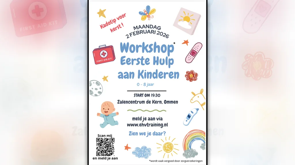 Eerste Hulp Kids Workshop Ommen: Meld je aan!
