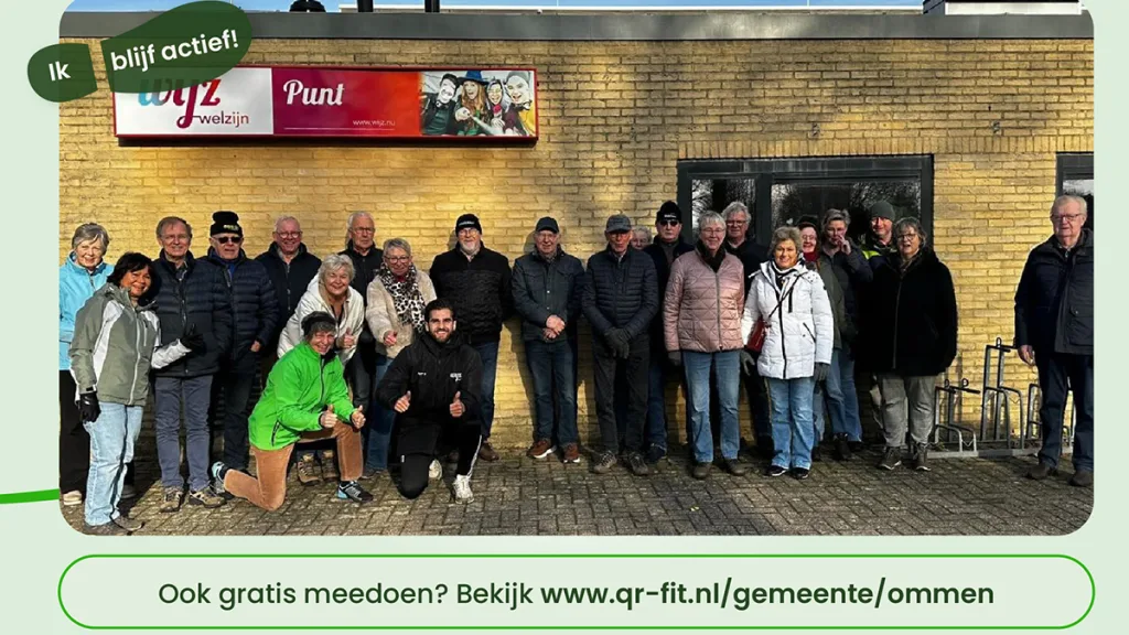 Samen fit: Wekelijkse wandeling en oefeningen in Ommen
