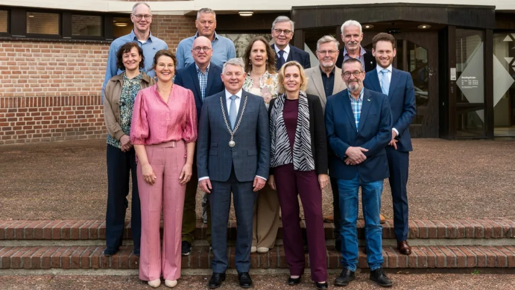 Lintje voor Gerard Hemmink bij afscheid raad Ommen