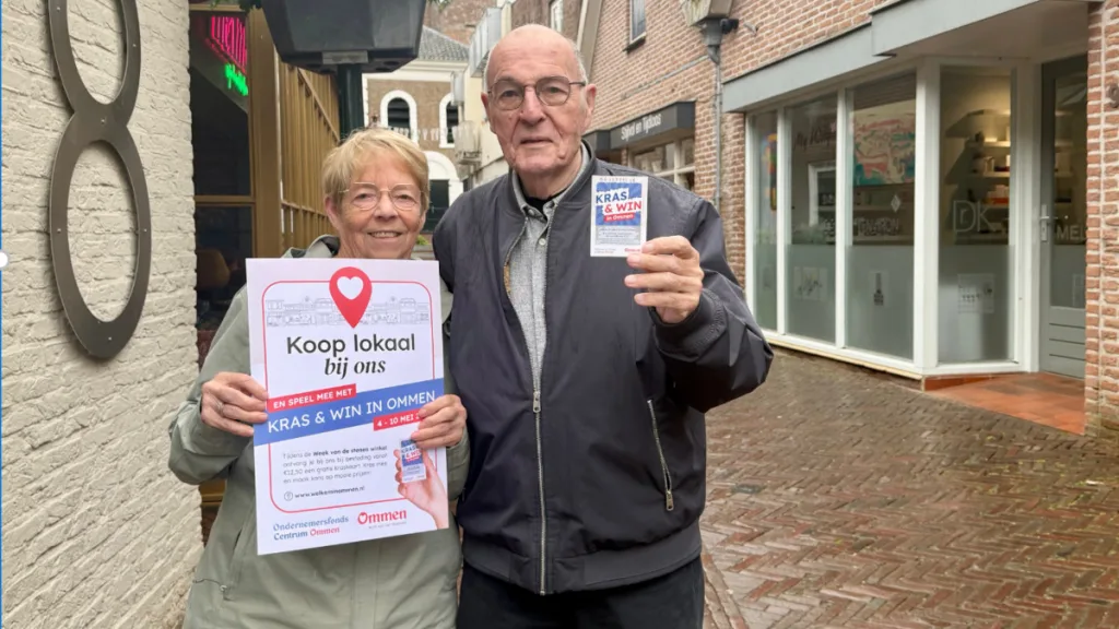 Familie Koster wint &euro;250 in Week van de Stenen Winkel