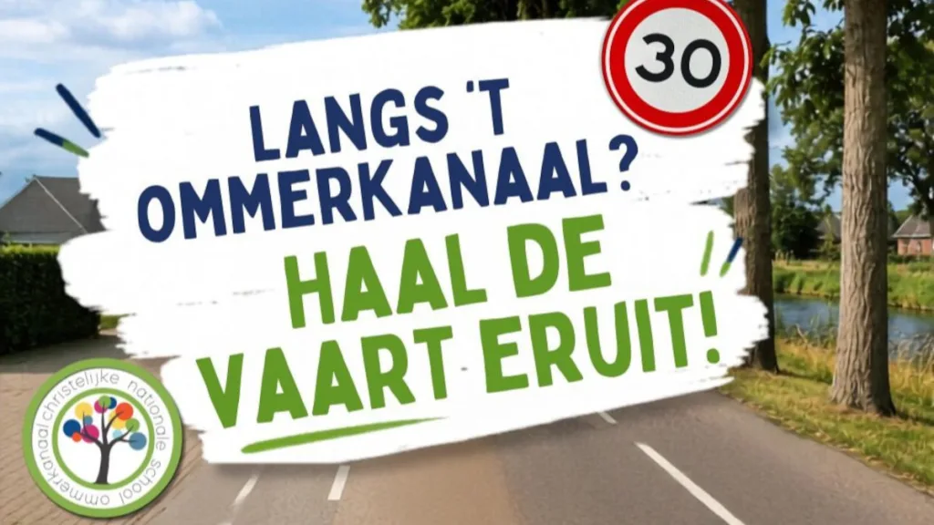 Leerlingen CNS Ommerkanaal: “Haal de vaart eruit!” Leerlingen CNS Ommerkanaal: “Haal de vaart eruit!”