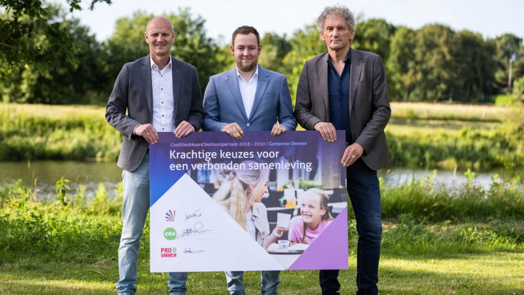 VOV, CDA en PRO Ommen sluiten coalitieakkoord