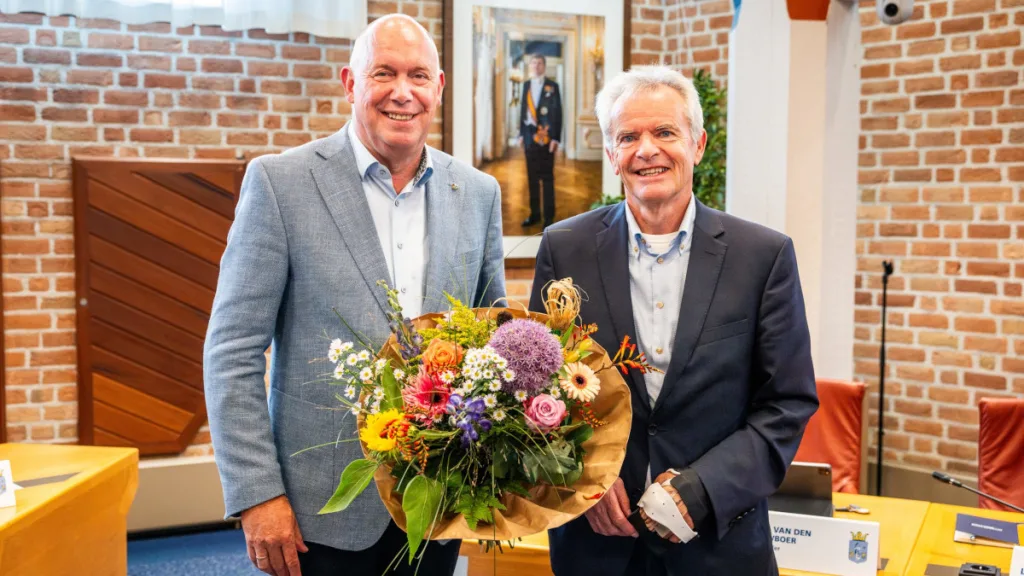 Afscheid wethouders Bongers en Boerman in Ommen Afscheid wethouders Bongers en Boerman in Ommen